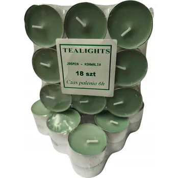 Svíčka Parafínová čajová svíčka Jasmín - konvalinka Villa Verde