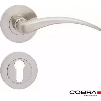 Dveřní kování Klika Milena PZ nikl