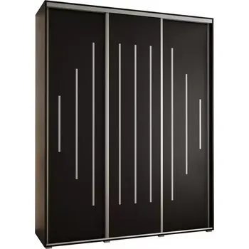 Předsíňová stěna Skříň 45 Canaris 12 200 černá/silver