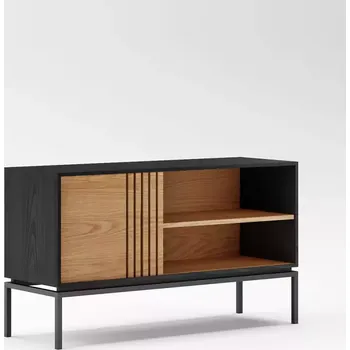 Obývací stěna TV stolek Svan přírodní/černá