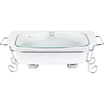 Talíř Nádobí s ohrívačem 2.2l Edith white