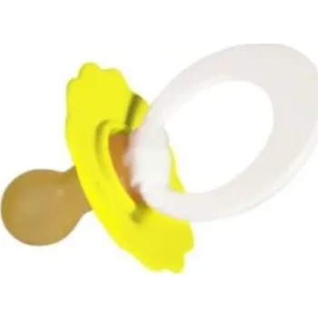 dudlíky Šidítko dětské Flora s kroužkem ve folii 1ks, mix barev