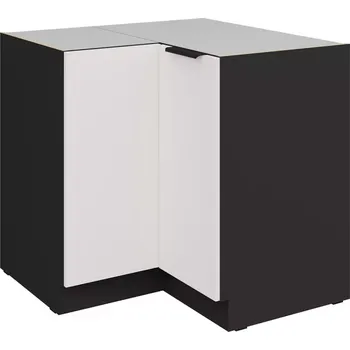 Kuchyňská skříňka Aria WH/BL Anti Fingerprint 90x90 Dn 2f Bb