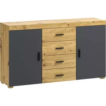 Kancelářská sestava Komoda Remos 2D4S arisan/grafit