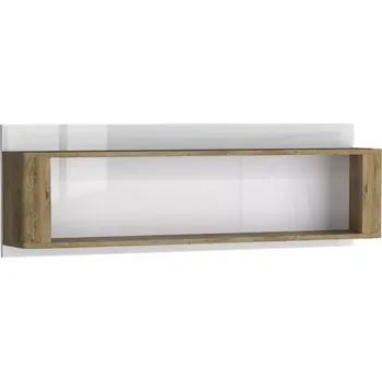 Obývací stěna Polica Livinio L12 ribbeck/Bílý Lesk