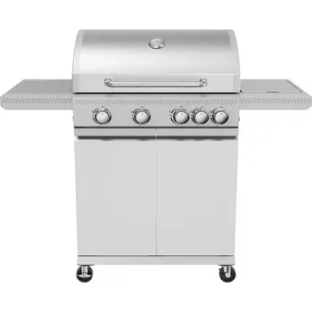 Zahradní gril Plynový gril Mercado Horizon silver 4+1, 14,5 KW