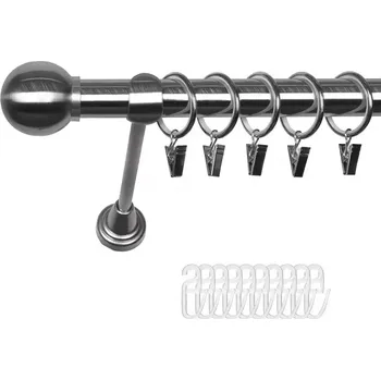 Garnýž I 25 Kovový efekt 240cm Koule pojistka/žabka