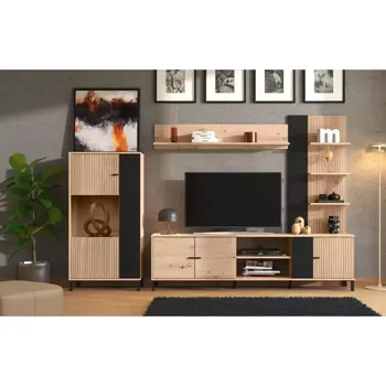 Obývací stěna Obývací Stěna Avignon artisan/černá 11013348