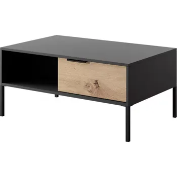 Konferenční stolek Konferenční stolek RAVE černý/dub artisan