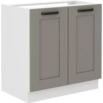 Kuchyňská skříňka Kuchyňská skříňka Luna claygrey/bílá 80ZL 2F BB
