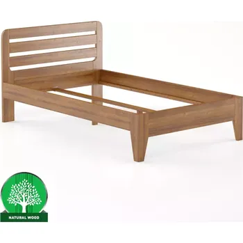 Ložnicová sestava Postel Buk Lk189–120x200 koňak