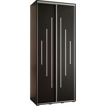 Předsíňová stěna Skříň 45 Canaris 12 110 černá/silver