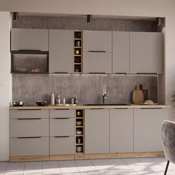 Kuchyňská linka Kuchyňská linka Aria TA/AR 255 cm bez kuchyňské desky