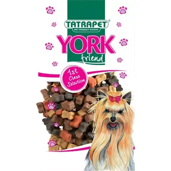 Pamlsek kostičky pro yorka mix drůbeží+hovězí+jehněčí+losos 70 g