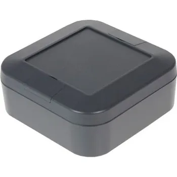 Rozvaděč Skříň, řada: WP IP67 barva Šedá ABS 100 x 100 x 40mm Silikon