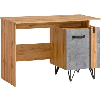 Kancelářská sestava Psací Stůl Lofter 80cm Dub Wotan/Beton Mill