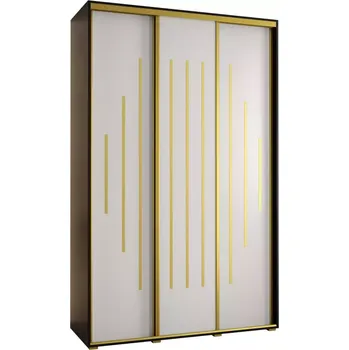 Předsíňová stěna Skříň 45 Canaris 12 150 černá/bílá/gold