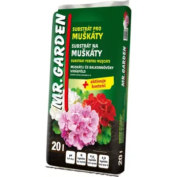 Substrát Mr. Garden Substrát pro pelargonie 20 l