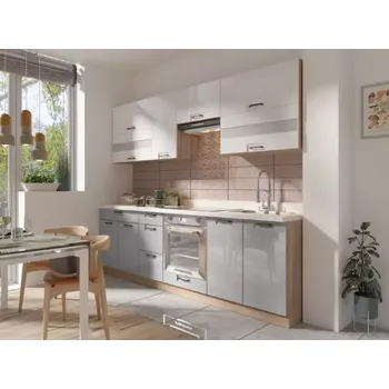 Kuchyňská linka Kuchyňská linka Favorit 260 C Plus s pracovní deskou Latte/White