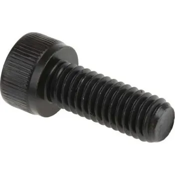 Šroub Šroub s vnitřním šestihranem, Ocel, M6, délka: 16mm, Černá, v odpovídající barvě 1mm