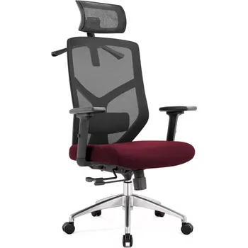 Kancelářská sestava Kancelářské židle Angel Rosa bordó