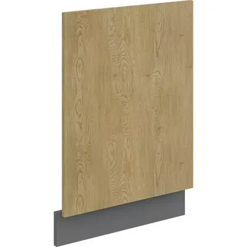 Kuchyňská skříňka Dvířka pro vestavnou myčku Cremona Sokl antracit Zm 570x446