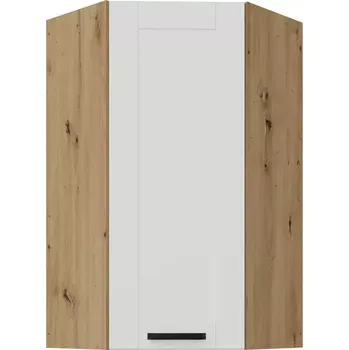 Kuchyňská skříňka Luna bílý matná/artisan 60x60 GN-108 1F (45°)