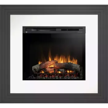 Elektrický krb Katra 28 černá/bílý