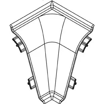 Kuchyňská pracovní deska Roh vnitřní pro lištu k pracovní desce BL44 etna 119