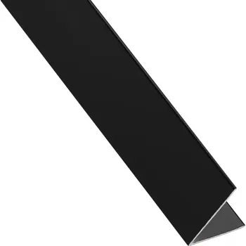 Stavební profil Rohový Profil Samolepící ALU Merc Černý 19,5x19,5x1000