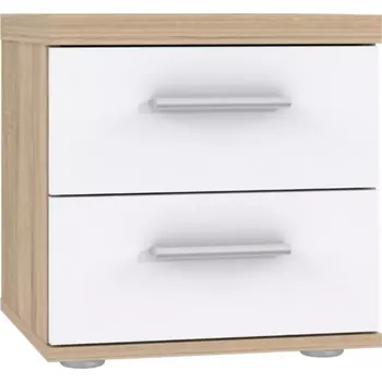 Obývací stěna Noční Stolek Winnie Wnk08-Q36 Bílý / Dub Sonoma