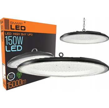 Závěsné svítidlo Smartled černé industriální LED 150W 20000 lm IP65