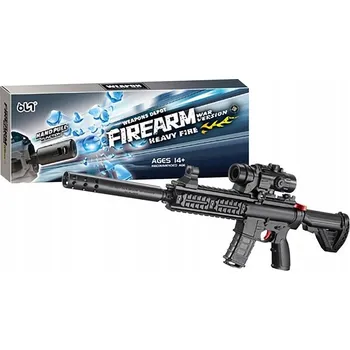 Dětská zbraň PUŠKA NA HYDROGELOVÉ KULIČKY + 60 KULIČEK