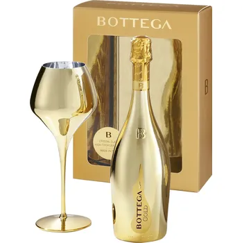 Bottega Gold Prosecco Brut 0,75l (dárkové balení sklenice)