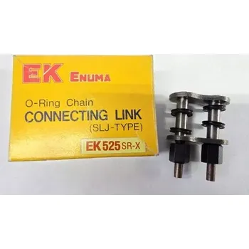 Řetězová sada pro motocykl a Samonýtovací spona řetězu EK CHAINS EK 525 SR-X *SLJ-204