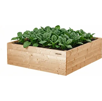 Modřínový vyvýšený záhon 120 x 120 x 40 cm