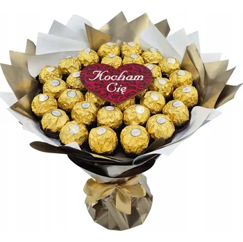 Dárkový potravinový koš Sladká kytice sladkostí dárkový koš dárek k narozeninám, ke dni učitelů