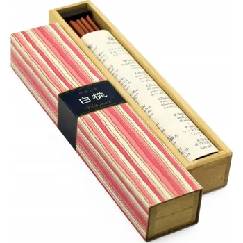 Čajovna Japonské vonné tyčinky KAYURAGI White peach - broskev (40 kusů)