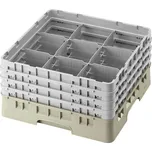 Cambro Koš Camrack 9 pozic, výška sklenice 17,4 cm - Béžová| TOM, R-9S638-184