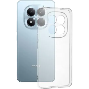 Pouzdro na mobilní telefon Techsuit - průhledný silikonový kryt - Xiaomi Redmi Note 15 Pro 4G - transparentní