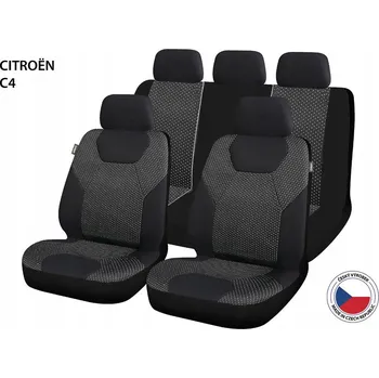 Moto bunda Autopotahy Perfetto GL Citroën C4 - Černá/Šedá