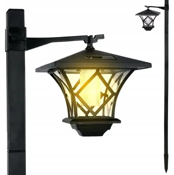 Venkovní osvětlení Solární lampa zapichovací LEDLUX černá 155 cm 1 ks
