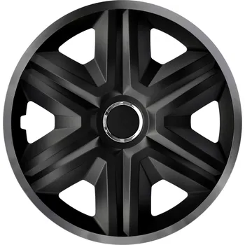 Poklice na kolo Poklice na kola 16" FAST LUX plastové, černé, 4 kusy