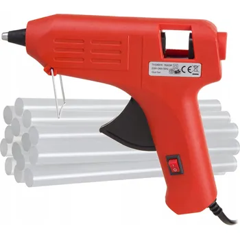 Tavná pistole Pistole na horké lepidlo 14 lepicích tyčinek 11 mm