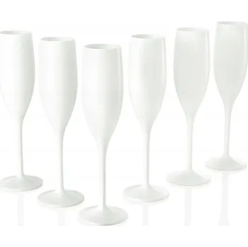 Sklenice Skleničky na šampaňské Ernesto bílé 1 60 Ml 6 ks