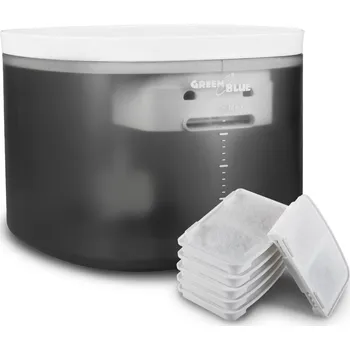 Miska pro psa GreenBlue automatický dávkovač vody / napáječka pro zvířata, 3 l, USB 5V1A, GB392 + 6 náhradních filtrů GB394