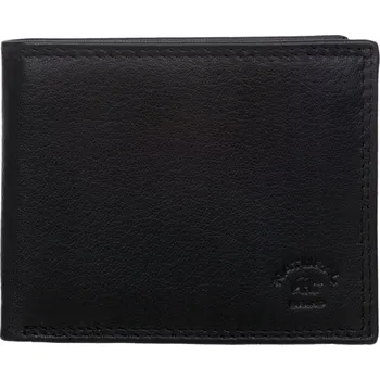 Peněženka Malá Pánská Peněženka RFiD Kožená Natural Brand Černá