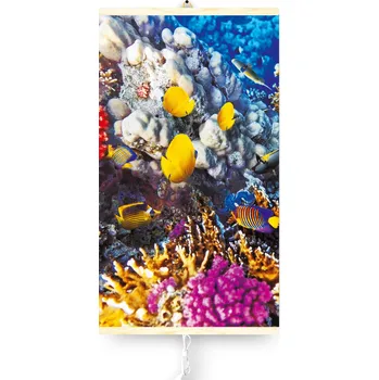 Infrazářič Infrazářič - flexibilní topný panel s regulátorem 430W TRIO vzor 6 korálový útes, rozměry 100x57cm