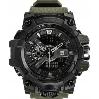 Hodinky Pánské hodinky digitálně-analogové Badger Outdoor Sentry - Army Green/Black