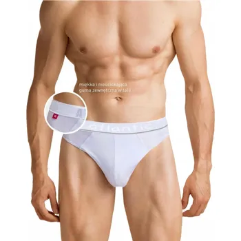 Slipy Pánské slipy ATLANTIC sportovní SLIPY z prémiového modalu MP-1134 XXL bílé